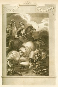 Mariscal Blucher en la Batalla de Ligny, 16 de junio de 1815 de Unbekannt