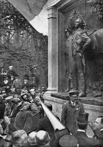 Homenaje del Mariscal Joffre al Marqués de Lafayette, Prospect Park, Brooklyn, Nueva York, EE.UU., 1917 de Unbekannt