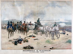Mariscal Massena en la Batalla de Wagram, Austria, 5-6 de julio de 1809, 1904 de Unbekannt