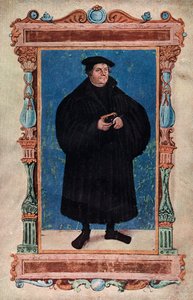 Martín Lutero, teólogo alemán y monje agustino, siglo XIX