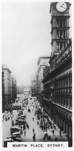 Martin Place, Sídney, 1928 de Unbekannt