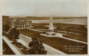 Monumento a los Mártires, Casa de Golf y Links, St. Andrews, c1900 de Unbekannt