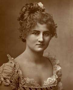 Mary Anderson, actriz estadounidense, 1884