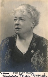 Mary Brough 1863-1834, actriz inglesa, siglo XX de Unbekannt