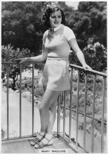 Mary Maguire, actriz australiana, c1936-c1939