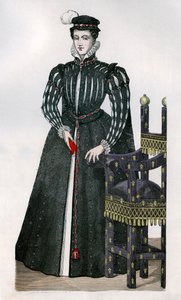 María Estuardo, Reina Consorte de Francisco II de Francia, c1560 de Unbekannt