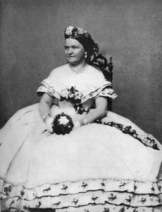 Mary Todd Lincoln, esposa del presidente Abraham Lincoln, c1860s, 1908 de Unbekannt