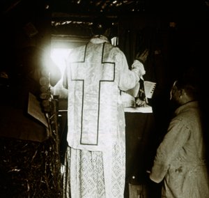 Misa en las trincheras, c1914-c1918