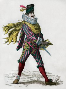 Capitán Matamore, asesino a sueldo, tipo español, siglo XVII 1882-1884 de Unbekannt