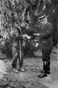 Maurice Maeterlinck, dramaturgo, poeta y ensayista belga, 1915 de Unbekannt