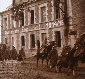 Que Dios castigue a Inglaterra, Bucy-le-Long, norte de Francia, c1914-c1918