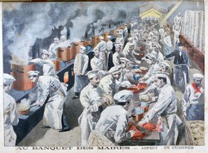 Banquete del Alcalde, París, 1900 de Unbekannt