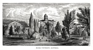 Universidad McGill, Montreal, Canadá, siglo XIX