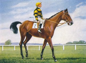 Meadow, Jinete: T. Weston, 1939 de Unbekannt