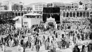 La gran mezquita de La Meca, La Meca, Arabia Saudita