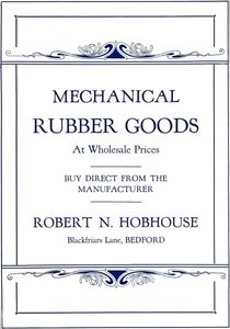 Productos de Goma Mecánica - Anuncio de Robert N. Hobhouse, 1916