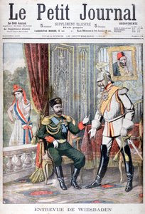 Encuentro entre el Zar Nicolás II y el Kaiser Wilhelm II, Wiesbaden, Alemania, 1903 de Unbekannt