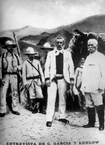 Reunión del General García con el Brigadier Ludlow, 1898, años 1920 de Unbekannt