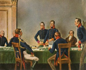 Reunión de la Comisión de Reorganización en Königsberg, 9 de julio de 1807, 1936 de Unbekannt