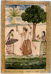 Megha Raga temporada de lluvias, siglo XIX