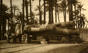 Memphis - La estatua colosal de Ramsés II, c. 1918-c. 1939