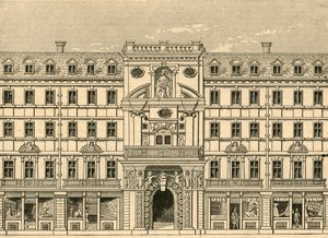 Capilla de los Merceros, reconstruida después del incendio, 1897 de Unbekannt