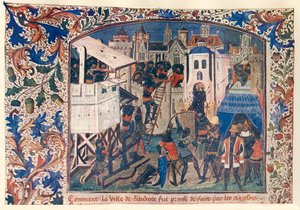 Métodos de guerra durante la Guerra de los Cien Años, c. 1400, c. 1930 de Unbekannt