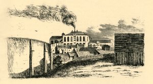 Cervecería Meux construida alrededor de 1796, 1808, 1925
