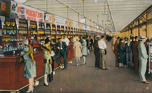 Salón de la cerveza Mexicali, el bar más largo del mundo, c1939