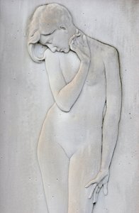 Cementerio monumental de Milán: mujer, Milán, Italia