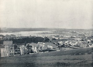 Milford Haven - Vista general de la ciudad y el puerto, 1895 de Unbekannt