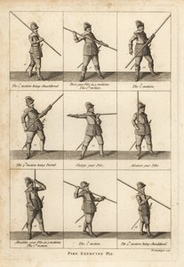 Ejercicios militares con la pica