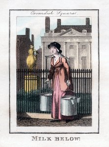 ¡Leche Abajo!, Cavendish Square, Londres, 1805 de Unbekannt