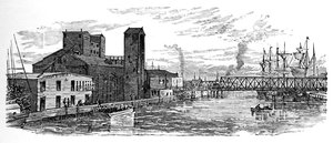 Río Milwaukee, 1883 de Unbekannt