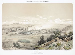 Minería, mina de zinc en Angleur, Bélgica