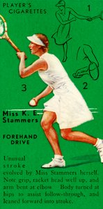 Miss K. E. Stammers - Golpe de derecha, c1935 de Unbekannt