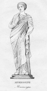 Mnemosine Mnemosyne, c1850 de Unbekannt