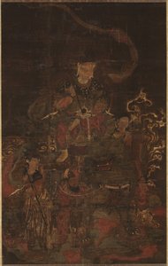 Monju y sus asistentes, 1200s