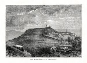 Mont Auxois y la estatua de Vercingétorix, Francia, 1879 de Unbekannt