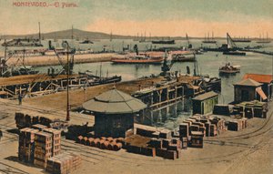 Montevideo - El Puerto, c1900 de Unbekannt
