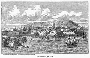 Montreal en 1729, 1877 de Unbekannt