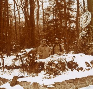 Monumento de los Cazadores, Col de la Chipotte, este de Francia, c1914-c1918