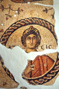 Mosaico de Ktisis de Antakya, Turquía de Unbekannt