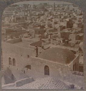 Barrio musulmán de Jerusalén, de la Escuela Inglesa, c. 1900 de Unbekannt