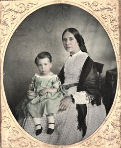 Madre e hijo, c. 1860 de Unbekannt