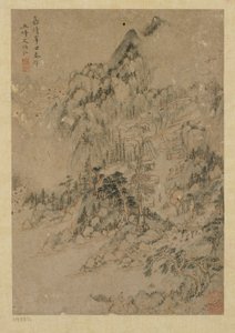 Pueblo de montaña, dinastía Ming, 1550-1644