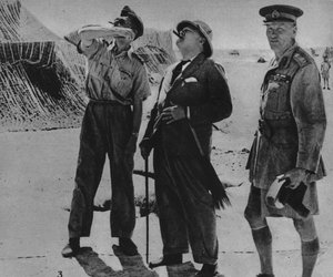El Sr. Churchill con Sir A. Tedder y el General Auchinleck de Unbekannt