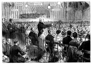 Mr Gladstone en Leeds, finales del siglo XIX