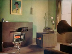 Apartamento de la Sra. Betty Fraser en 28a, Upper Gloucester Place, Londres, 1932 de Unbekannt