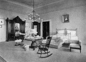 Dormitorio de la Sra. McKinley en la Casa Blanca, Washington DC, EE.UU., 1908 de Unbekannt